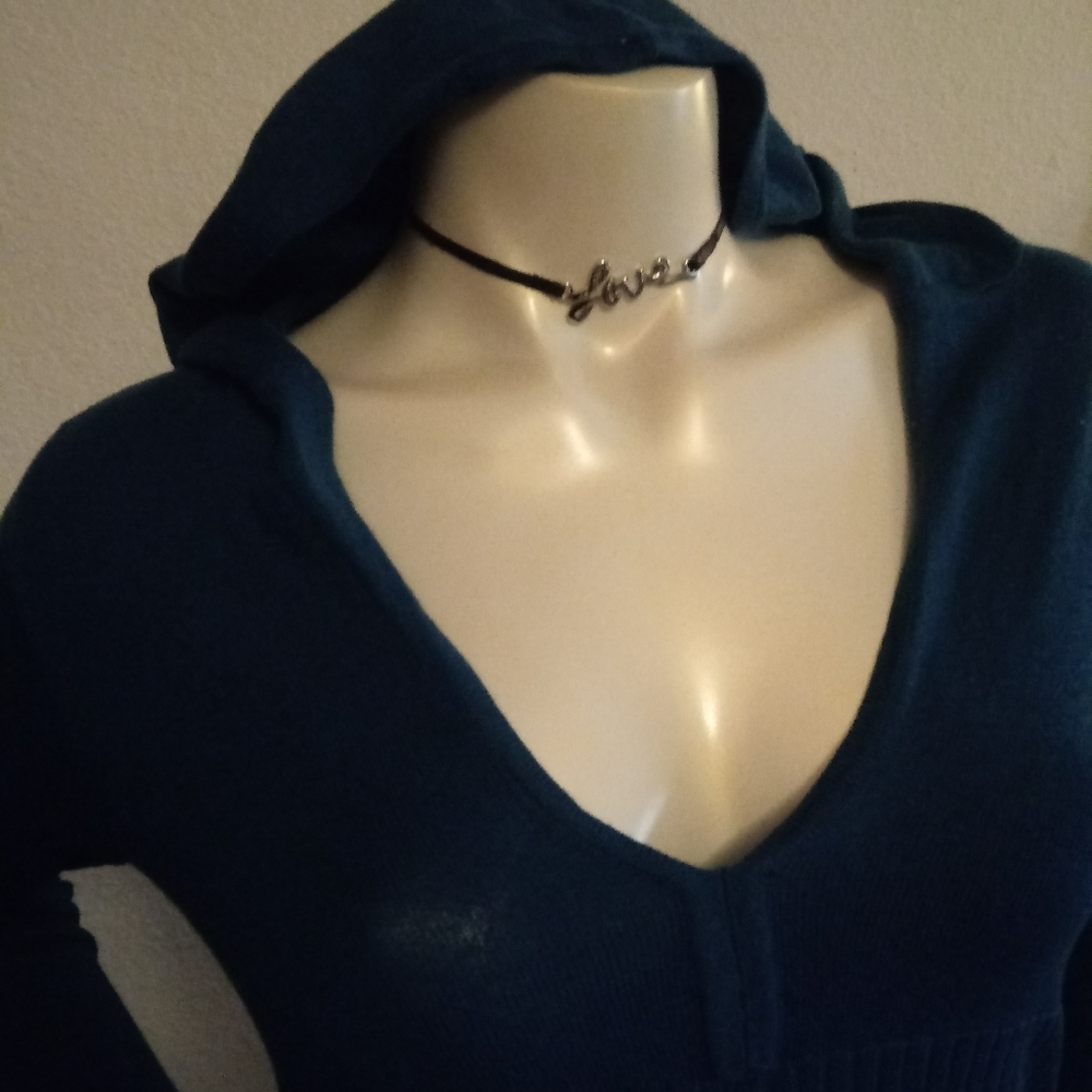 NYC Teal Hoody Sweater
